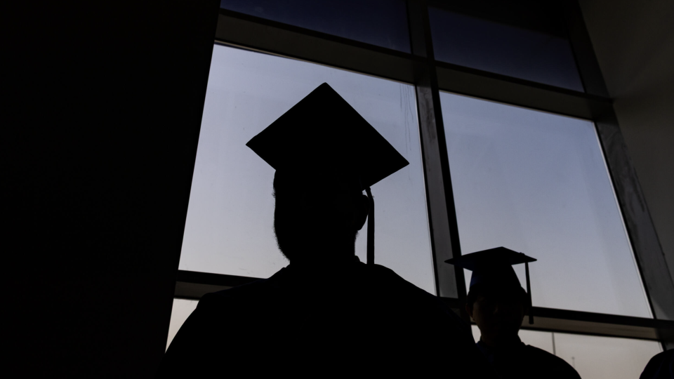 Graduation silhouette